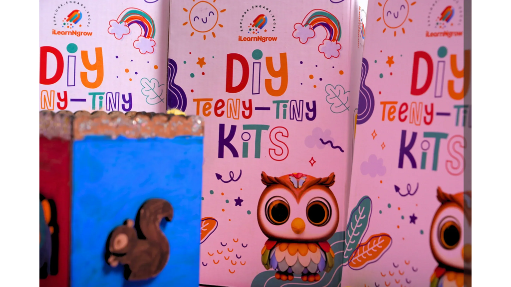 Teeny Tiny DIY Pen Stand Craft Kit – Desk Organizer Craft Set for Kids | ilearnngrow