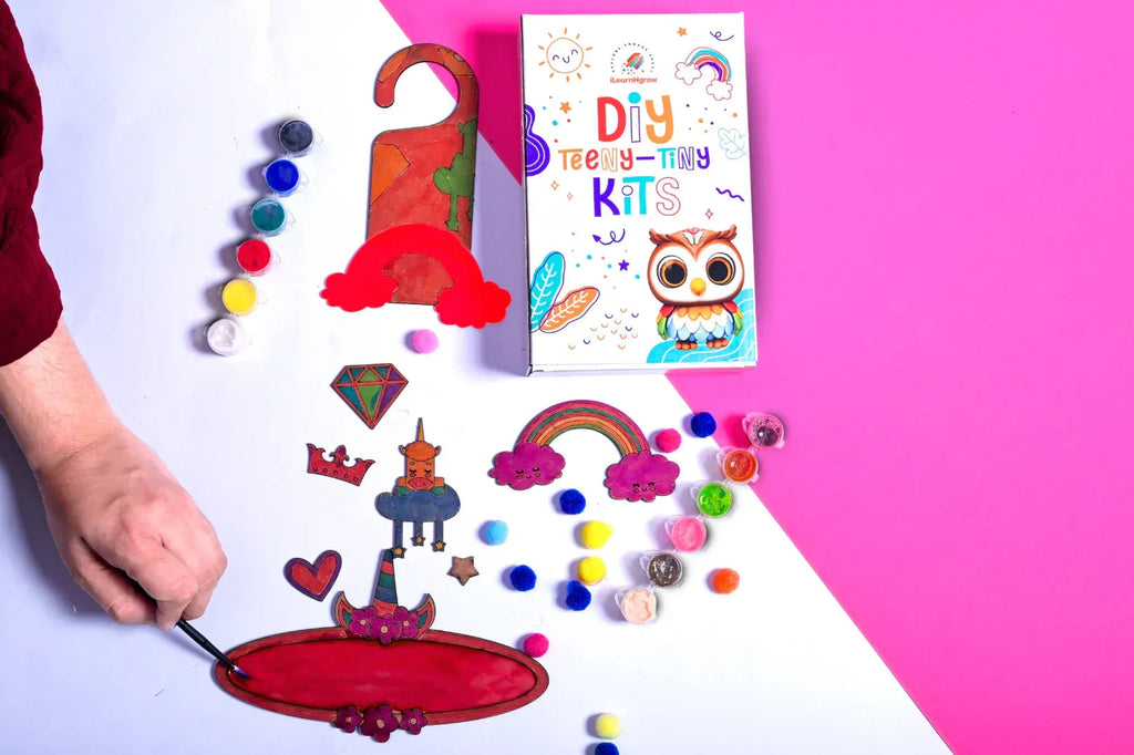 Teeny Tiny DIY Unicorn Name Plate Kit & Door Knob Craft Kit