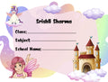School Notebook Labels - Fairyland