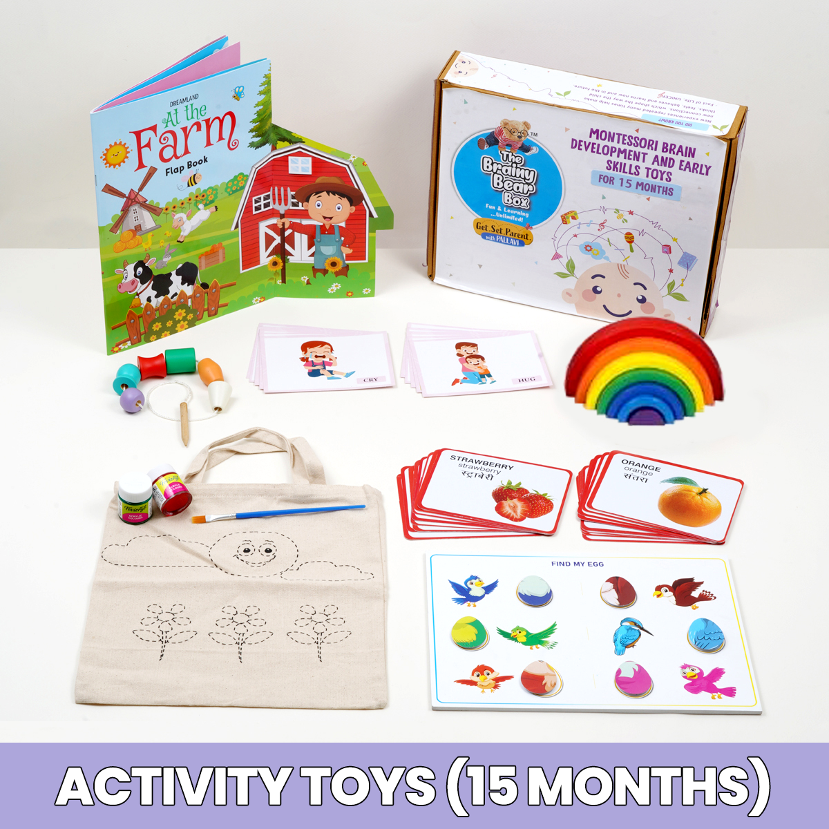 Monthly Montessori and Brain Development Toys  (0-2 Years)