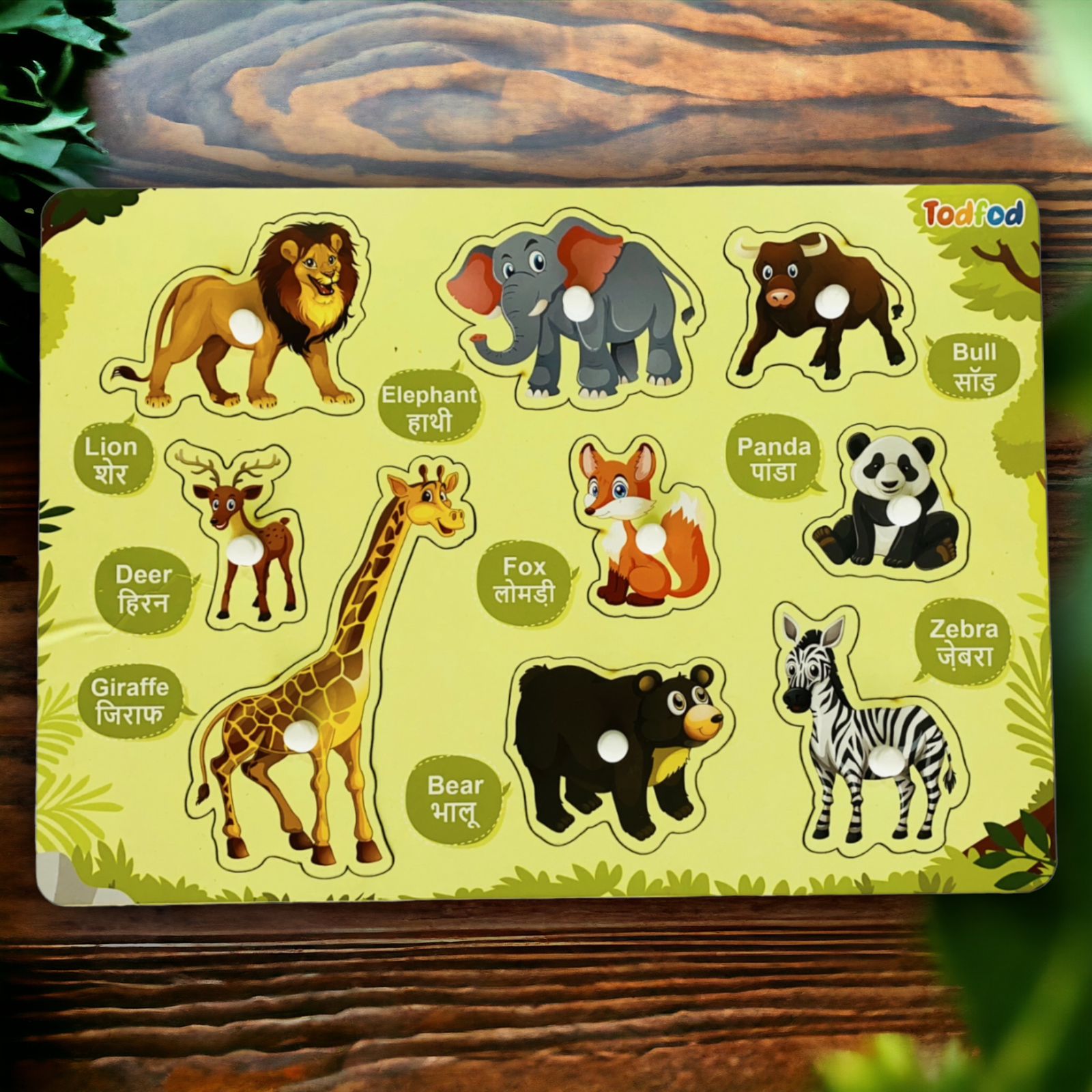 Wild Animals & Fish Puzzle