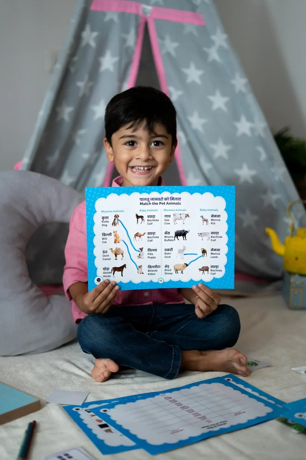 iLearnNGrow Hindi Kit – Making Hindi Learning Fun | Flashcard Learning Set