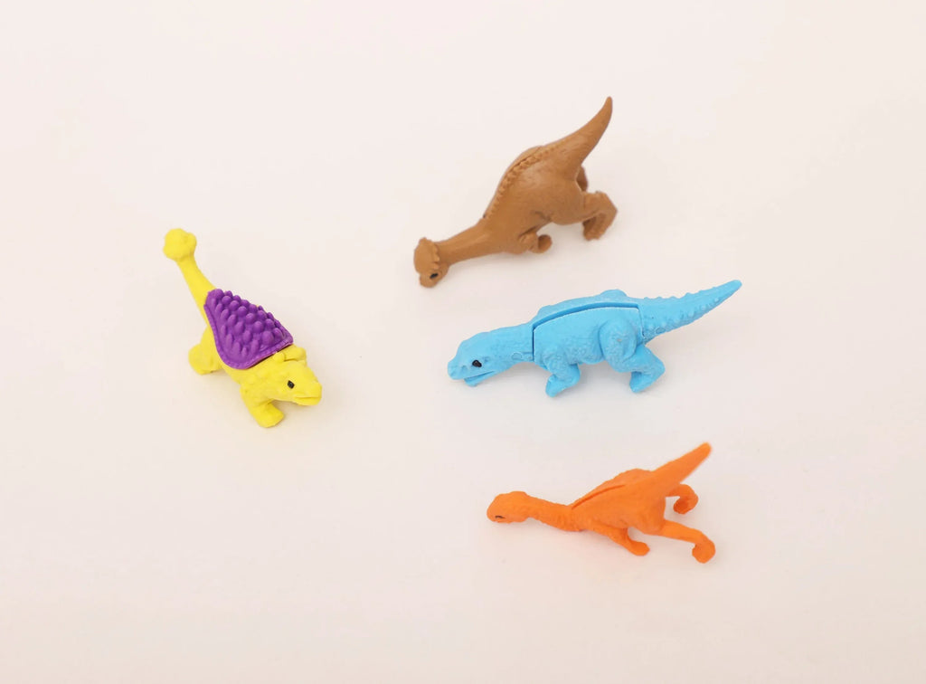 iLearnNGrow Dino Eraser Set – Fun Dinosaur Toy Erasers for Kids