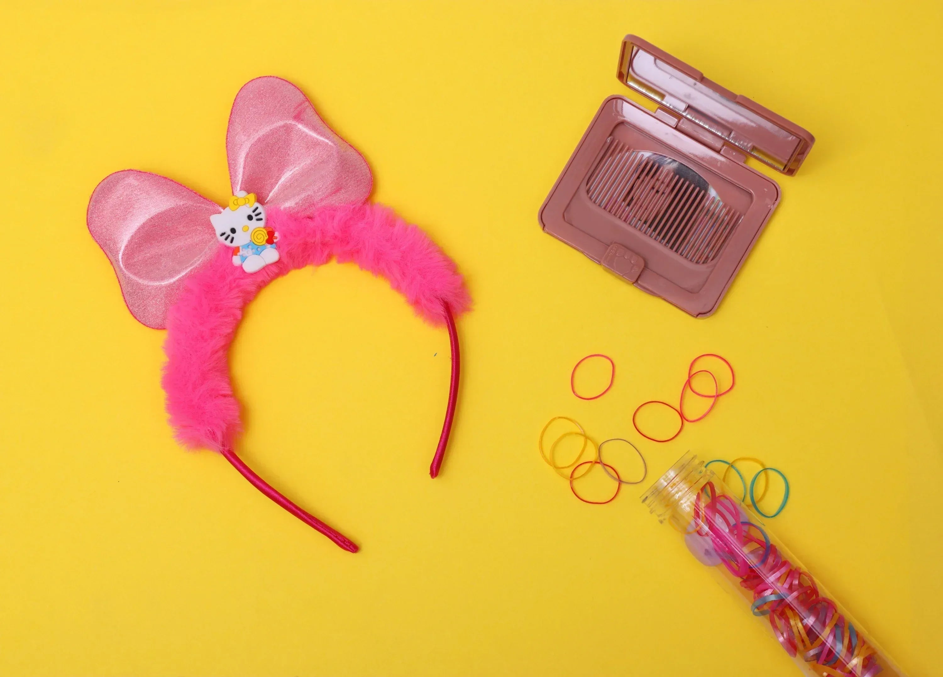 iLearnNGrow Hello Kitty Hair Accessories Set (Hot Pink)