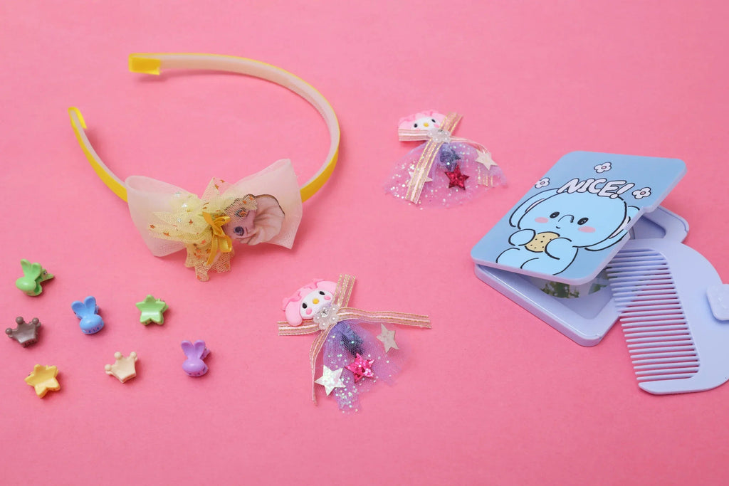 iLearnNGrow Frozen Hair Accessories Set (Yellow)