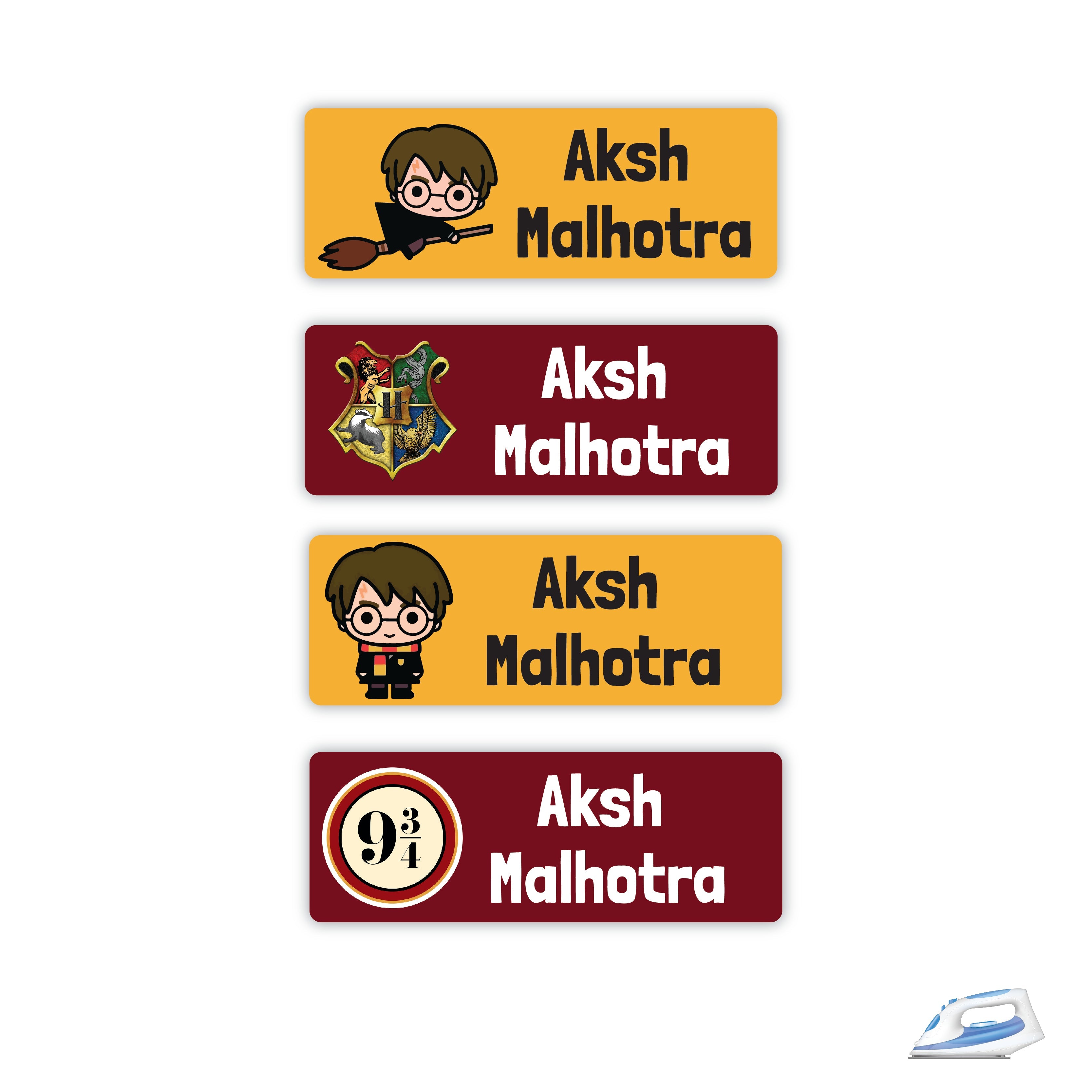 Personalized Iron On Labels (Rectangular)