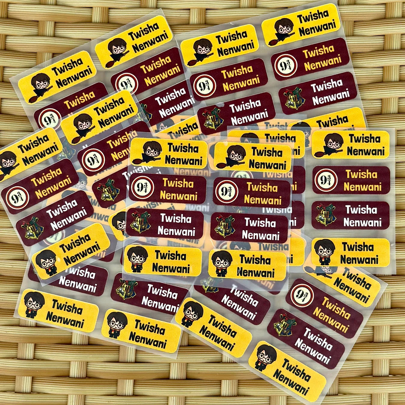 Personalized Iron On Labels (Rectangular)