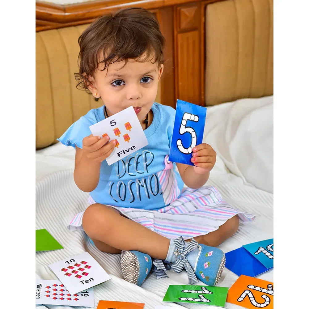 iLearnNGrow Baby’s First Numbers Flash Cards – Numeracy Flashcard Set for Kids
