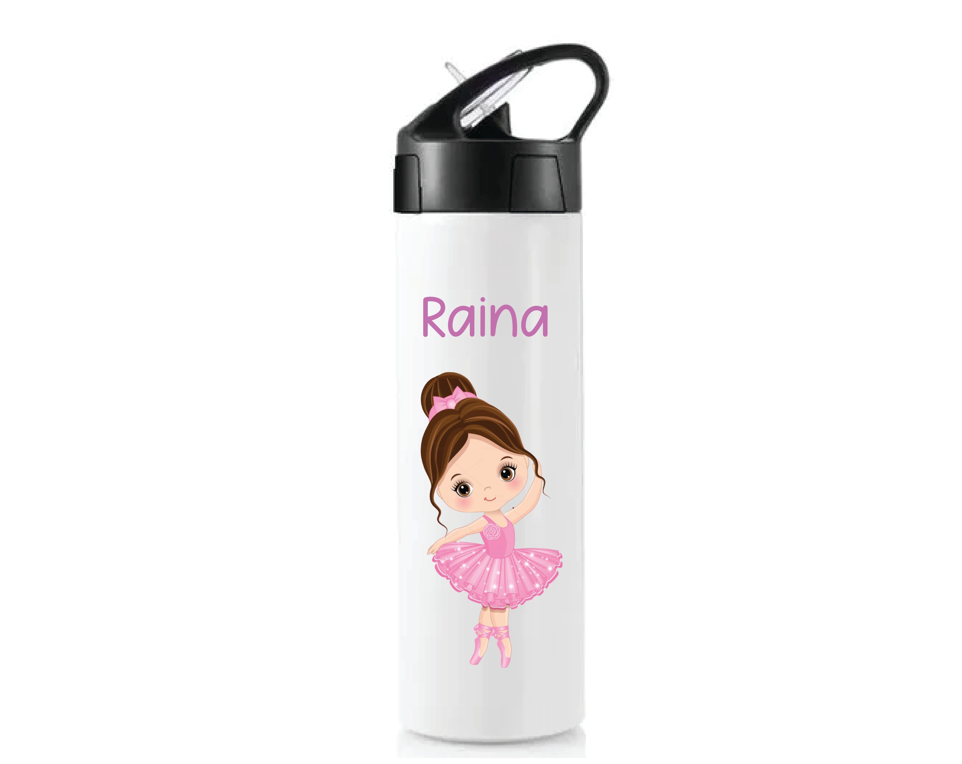 Personalised Sipper Bottle With Straw