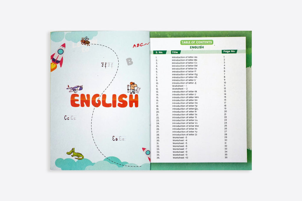 Early Learning Activity Books -Part 1 , Age Group 4+ years